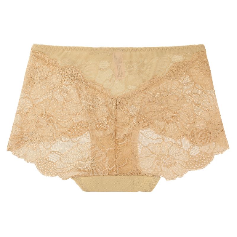 Agnes Orinda Womens Plus Lace Panties High Waisted Brief Underwear, 2 of 4