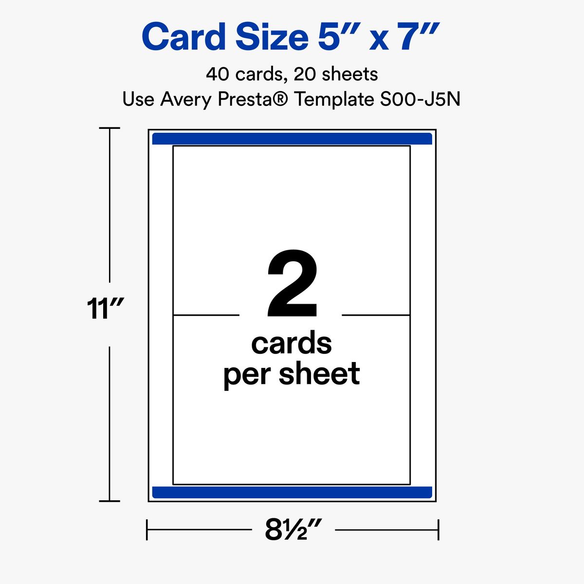 Avery® Invitations, 5" x 7", Matte, Silver Menorah Frame, 40 - thumbnail 5