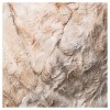 Rosella 3' Slacker Shag Faux Fur Bean Bag White/Beige - Christopher Knight Home - 3 of 4