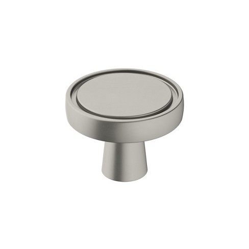 Amerock Destine 1-3/8 Inch (35mm) Diameter Satin Nickel Cabinet Knob, 2 ...