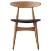 Set of 2 Cortland Danish Modern Natural Dining Chair - Inspire Q - 3 of 4