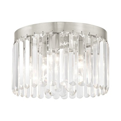 Livex Lighting Ashton 4 - Light Flush Mount in  Brushed Nickel