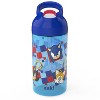 Zak Designs 2pk 16 fl oz Plastc Atlantic Sonic The Hedgehog Water Bottles: Kids & Toddler Portable Drinkware, Dishwasher-Safe - 2 of 4