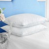 Peace Nest Quilted White Goose Down Feather Pillow - 2 of 4