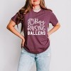 Simply Sage Market Women's Busy Raising Ballers Baseball Short Sleeve Graphic Tee - 2 of 4