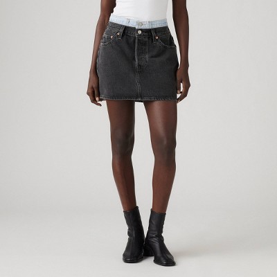 Levi's® Women's Mini Icon Skirt with Double Waistband - Layer Cake