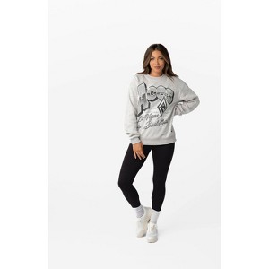 WNBA Las Vegas Aces Gray Fleece Sweatshirts - 1 of 4