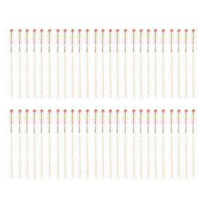 Unique Bargains Disposable Colorful Eyelash Brush 50 Pcs - 1 of 4