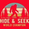 Women's Design By Humans Bigfoot - Hide And Seek World Champion By clickbong Racerback Tank Top - 2 of 2