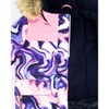 Deux par Deux Girl Two-Piece Discover Snowsuit with Printed Jacket Navy Blue - 3 of 4