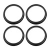 Unique Bargains Car Hub Centric Rings Wheel Bore Center 2.88inch Plastic Black 4 Pcs - image 2 of 4