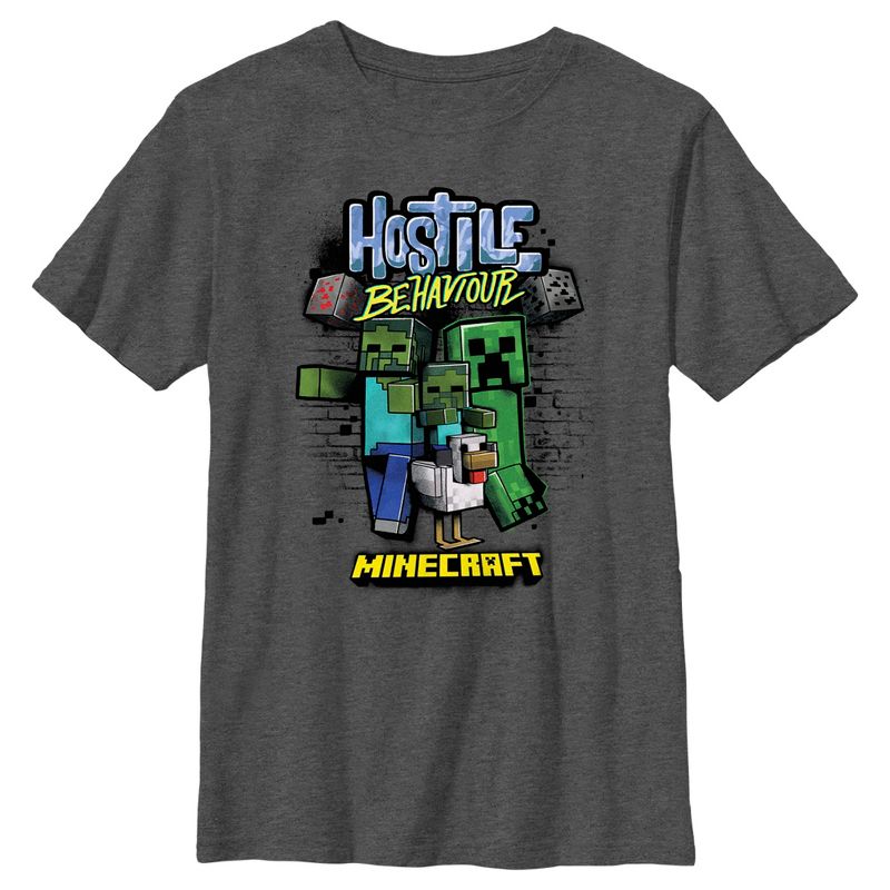 Boy's Minecraft Mob Gang T-Shirt, 1 of 6