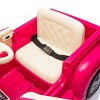 TopComfy Baby Walkers Kids Ride On Truck Car Kids Toy Kids Gift High Performance Four Wheel Pickup Vintage for Kids, Pink, 42.13"*22.44"*12.99" - 3 of 4