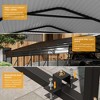 20'x40' Heavy-Duty Metal Carport Kit with Galvanized Steel Roof - 100 MPH Wind Resistant, 35 PSF Snow Rated - 3 of 4