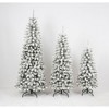YOOCOZZ Christmas Decoration-3 Pcs Flocked Artificial Christmas Tree Set with Lights- 4ft 5ft 6ft Christmas Snow Tree Set- Christmas Decor - 3 of 4
