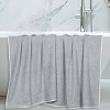 Viscose Cotton Blend Medium Weight Soft Textured Ribbed Towel Set by Blue Nile Mills - 2 of 4