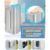 HANPURE Home Security Door Lock for Kids Safety - Door Reinforcement Lock for Front Doors Withstand 800 Lbs Top Metal Flip for Inward Swinging Door - 3 of 4