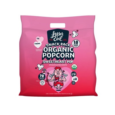 Lesserevil Valentine's Sweetheart Pop Popcorn - 10.8oz