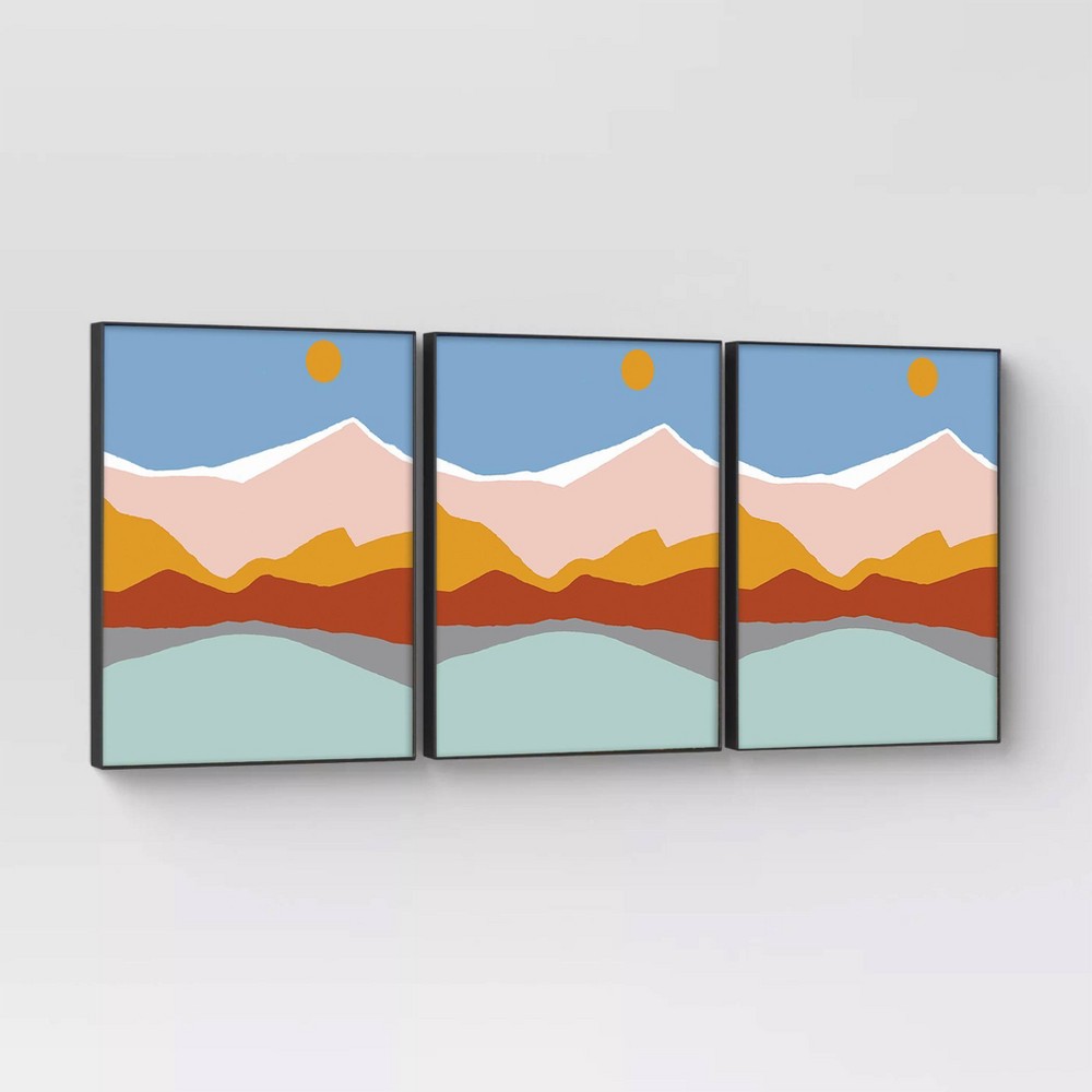 8" x 10" Set of 3 Format Frames Black - Room Essentials™