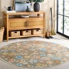 Martha Stewart Floral - MSRW187 - Indoor Power Loomed Machine Washable Skid-Resistant Rugs - 2 of 4