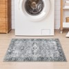 Machine Washable Area Rug,Vintage Floral Rugs for Living Room Soft Floor Carpet - 3 of 4