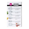 Gourmet Edge Home Kitchen Marble Finish Cooking Utensil Set, Grey (6-Piece Set) - 2 of 4