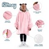 The Bare Homey - Kids Wearable Blanket - Fleece Side Pockets - 3 of 4