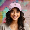Dalix Pina Colada Embroidered Cap Cotton Baseball Cute Cool Dad Hat Womens - 2 of 4
