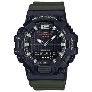 Casio Men's Heavy-Duty Analog-Digital Watch with Green Dial - HDC-700-3AV - 1 of 2