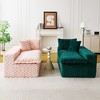 VASIP Luxury Color-Block Turtle Velvet Modular Sofa, Flexible Arrangeable Design for Single Row, Side-by-Side or Facing Layout ,for Living Room - 2 of 4