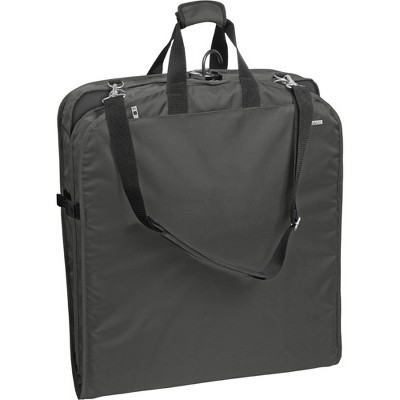 WallyBags® 52" Premium Travel Garment Bag with shoulder strap and two large pockets