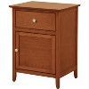 NicBex Transitional Nightstand with 1 Drawer Modern Bedside Table with Storage Space End Table for Living Room, Bedroom, Study - 3 of 4