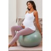 Attraco Women's Maternity Tank Tops with Built in Bra Ribbed Pregnancy Clothes Adjustable Straps - 3 of 4