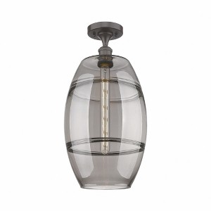 Vaz - 1 Light Semi-Flush Mount In Industrial Style-19.75 Inches Tall and 10 Inches Wide - 1 of 1