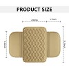 TruAIR Upgraded Car Center Console Cover with Storage Ð Universal Armrest Cushion - 4 of 4