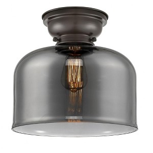 Bell - 1 Light Flush Mount In Industrial Style-9.4 Inches Tall and 12 Inches Wide - 1 of 1