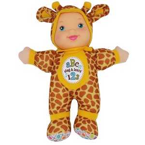 Goldberger Doll baby's First Sing & Learn Giraffe Bi-Lingual (English/Spanish) - 1 of 4