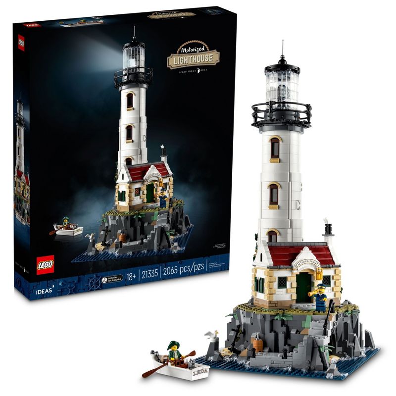 LEGO Ideas Motorized Lighthouse Model Building Kit 21335, 1 of 8