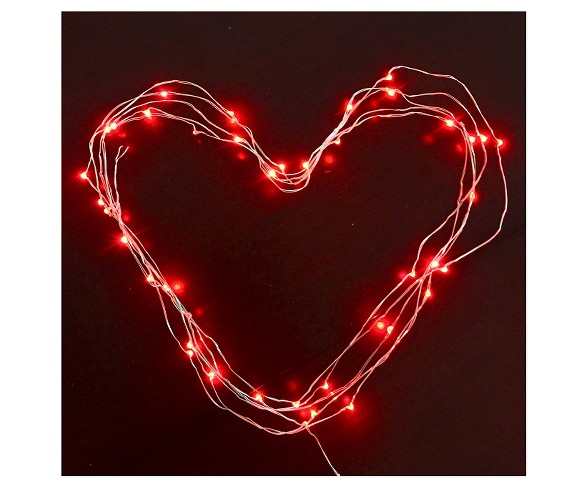 14' 2ct Lumabase Red Submersible LED Mini String Lights