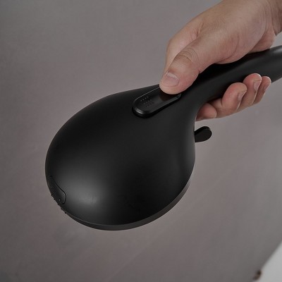 Matte Black Dual Shower Head with Handheld and Stainless Steel Hose