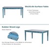 NicBex 6-Piece Wooden Dining Table Set for 4-6,Modern 59 Inch Mid-Century Kitchen Table with Drawers,4 Dining Chairs & Becch - 4 of 4