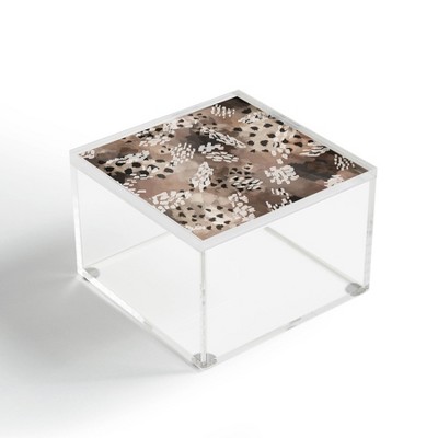 Marta Barragan Camarasa Modern animal print 75 4" x 4" Acrylic Box - Deny Designs