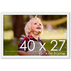PosterPalooza | 40x27 Wood Frame with UV Acrylic, 6 Finishes: Black, White, Bronze, Silver, Wood, Mahogany - 1 of 4