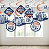 Big Dot of Happiness Happy Father's Day - We Love Dad Party Hanging Decor - Party Decoration Swirls - Set of 40 - 3 of 4