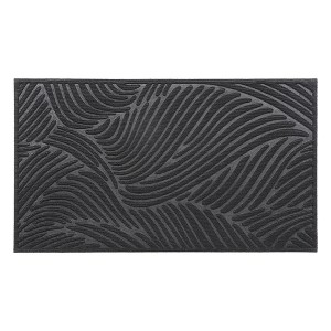 Evideco French Home Goods Heavy-Duty Dirt-Trapping Rubber Doormat with Raised Pattern - 1 of 4