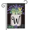 Briarwood Lane Everyday Garden Flag 12x18 For Outdoor Farmhouse Monogram Letter W Garden Flag Flags For Outside - 2 of 4