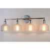 Maxim Lighting Hollow 4 - Light Vanity in  Polished Chrome - 3 of 4