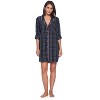 Ashford & Brooks Women's Woven Long Sleep Shirt Nightshirt - 2 of 4