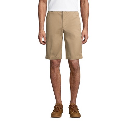 Lands' End School Uniform Men's Plain Front Blend Chino Shorts - 40 ...