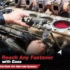 Crows Foot Wrench Set (Metric) Easily Access Hard-To-Reach Areas, Includes Sizes: From 10MM to 24MM - 10-Piece Kit With Clip-on Organizer - 2 of 4